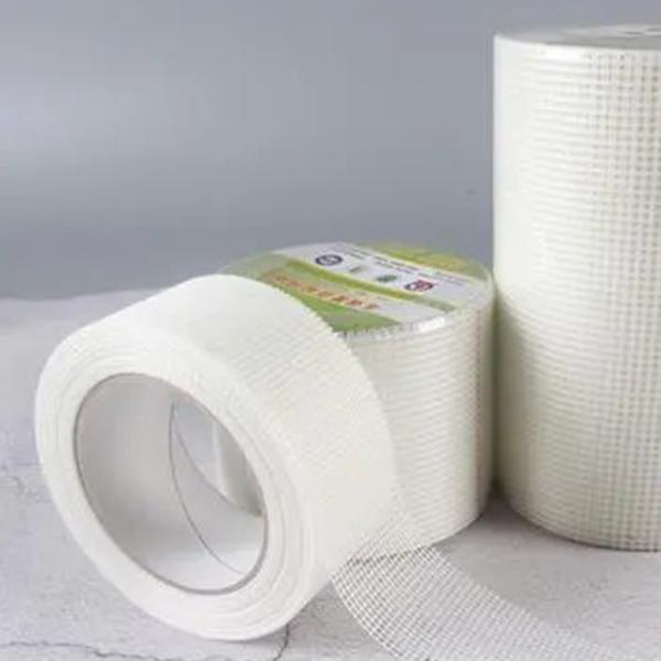 Durable  Fiberglass Mesh Tape / Grid Mesh Cloth Tape For Joint Sealing