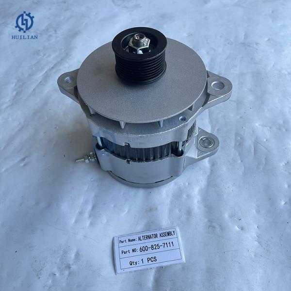 KOMATSU 600-825-7111 24V 75A Alternator For 600-825-7110 S6D140E SA6D140 SA6D140E Engine Part