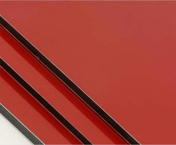 PE / PVDF Coating Aluminum Wooden Composite Panel 1220mm Easy Maintenance