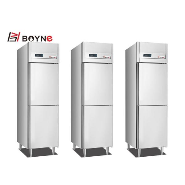 Подносы пекарни половинной двери кухни 2 нержавеющей стали коммерчески вводят холодильник шкафа