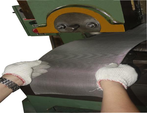 Plain Steel Material Metal Mesh Fabric , Fine Steel Mesh Gauze Elements Filter