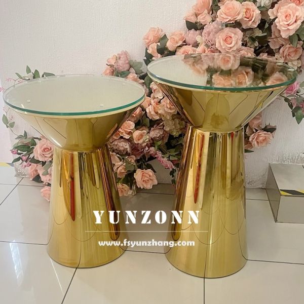 Stainless Steel Coffee Table Kids Birthday Event Planning Decor Round Cake Display Stand  for Wedding Decoration