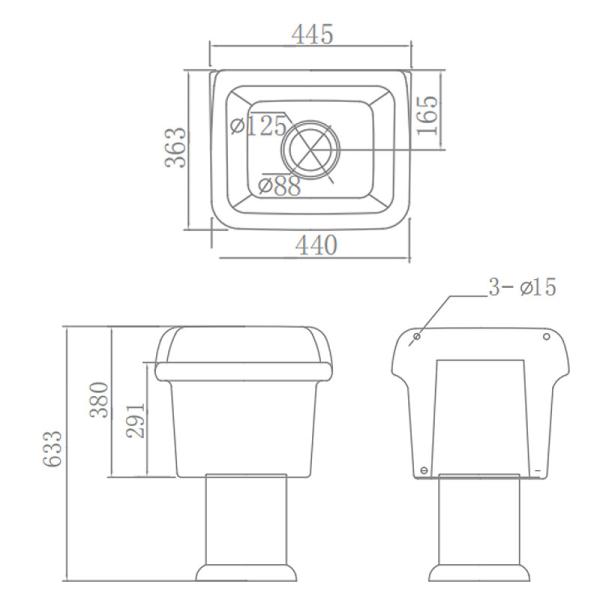 Ушат Mop СТРЕЛКИ AM7707, ушат 445X363X633mm прачечной держателя пола