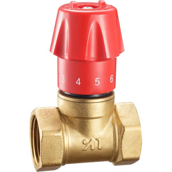 3202 Adjustable Brass Stop Valve Sizes DN15 DN20 DN25 DN32 with Direct Reading Handwheel