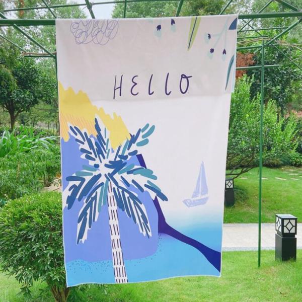 Easy Carrier Light Weight Beach Towel Space Saving Sand Proof Beach Towel