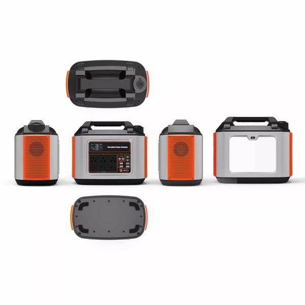 Outdoor Camping Hiking Portable Power Station 486Wh 500W with Fast Charging USB and Portable Battery Backup
