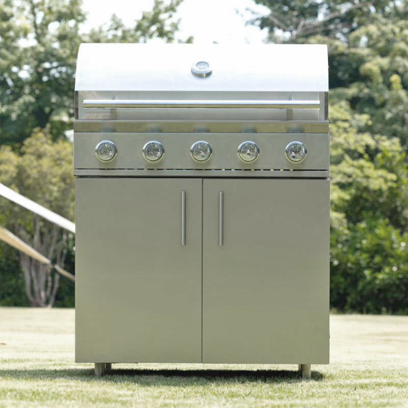 KOVA 8 Complete Stainless Steel Modular Outdoor Kitchen with Grill, Kamado and Side Burner