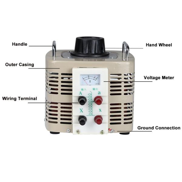 AC Single Phase TDGC2J-5K Analog Meter Display Voltage Regulator