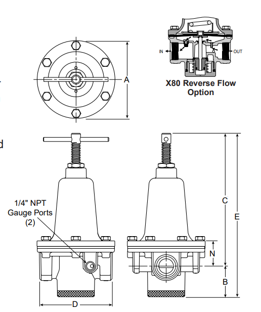 Parker-Watts R119-04C - 1/2