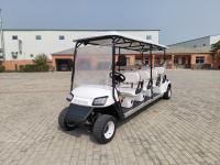Blanc haut de gamme 8 places batterie au lithium Off-Road Chariot de golf électrique prend en charge la personnalisation