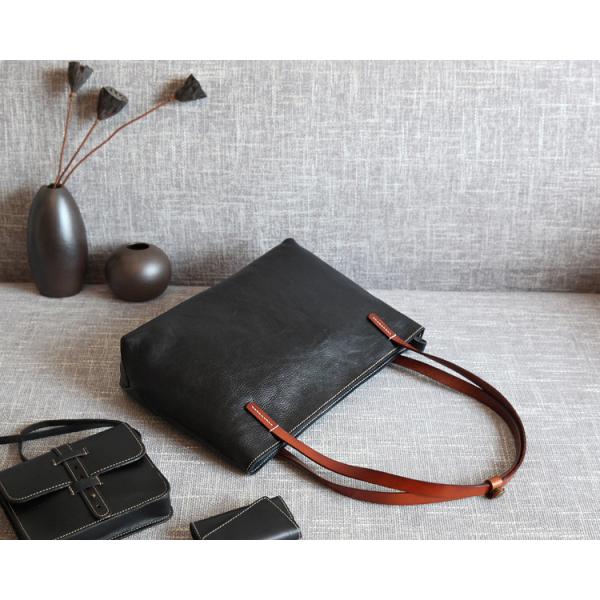 Authentic Handbags Tan Leather Tote Bag