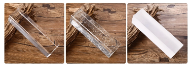 Exterior Decorative Glass Bricks Walls External Transparent Lustrous Fused