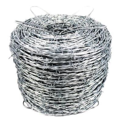 BWG16 Hot Dipped Galvanized Barbed Wire Price Per Roll Barbed Wire Fence