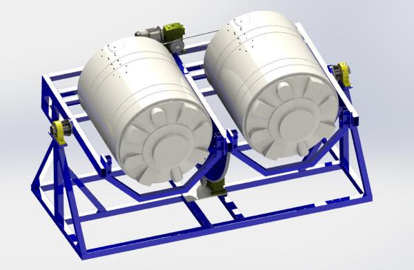 Automatic Rock And Roll Rotomoulding Machines For Efficient Production