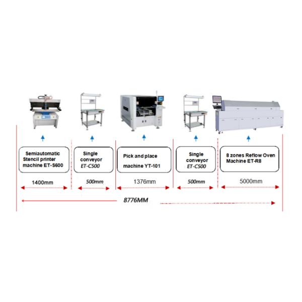 Высокая точность SMT Mounter многофункциональное для светов СИД/водителя силы/электрических доск