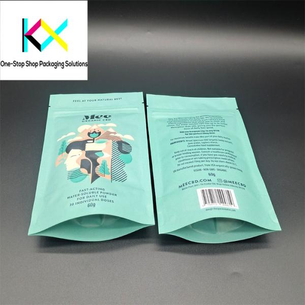 EU Digital Printing Aluminum Foil Stand Up Bag For Food Packaging OEM Commodity Packaging