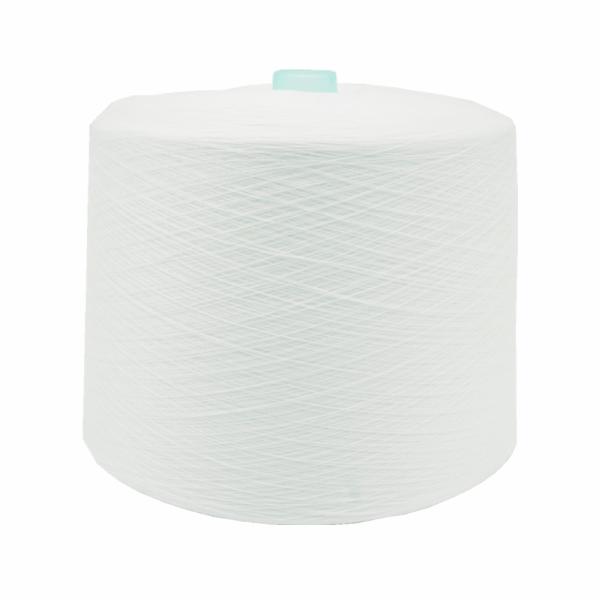 Smooth Surface Commercial Raw White Yarn AAA Grade For Embroidery / Hand Knitting