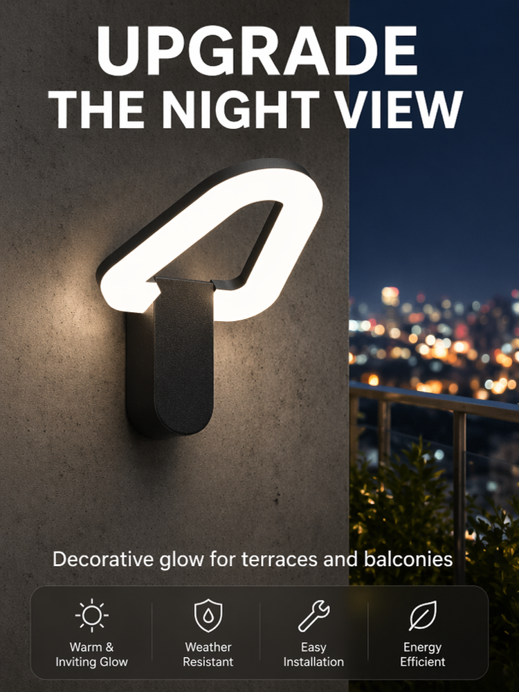 Front Door LED Outdoor Wall Lights With Dusk To Dawn Sensor For House And Porch