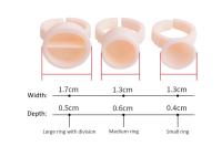 Silicone L colorant jetable Ring Cup Permanent Makeup Accessories