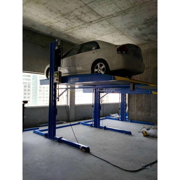 6000lb 3000kg 2 Post Vehicle Lifting Jack Mobile Two Post Car Lifts For Home Garage