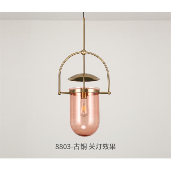 Postmodern Led Pendant Lights Designer Glass Hanglamp For Living Room Bedroom Study Bar Glass Decor Lamp(WH-GP-166)