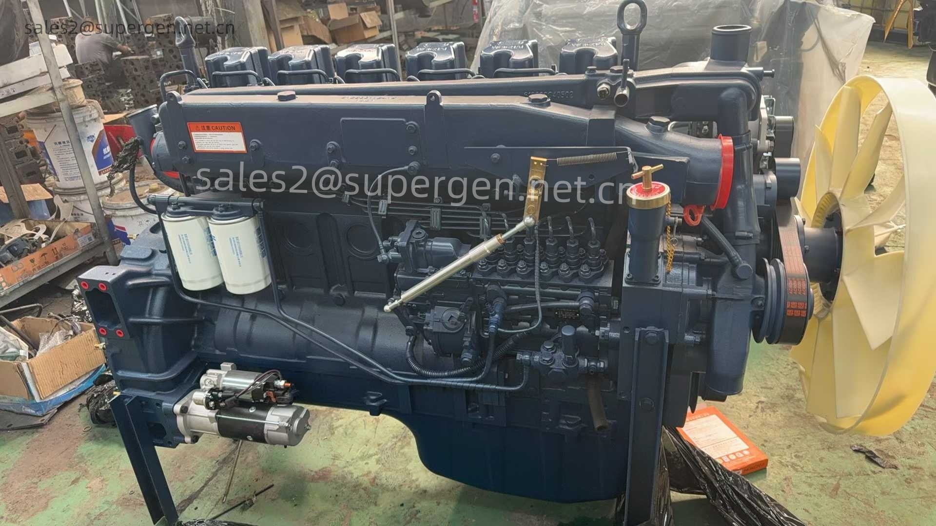 Used WP12 Series Diesel Engine 420HP Heavy-Duty Power Assembly for Heavy-Duty Trucks/Construction Machinery/Generator Sets