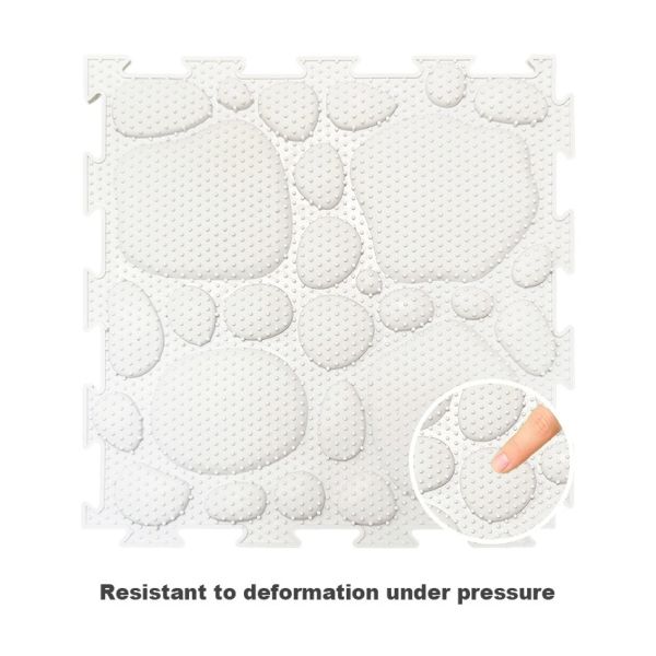 Eco-Friendly Silicone Mat Tactile Finger Pressure Foot Massage Pad Kids Home Non Slip Cushion Easy Clean Bump Texture