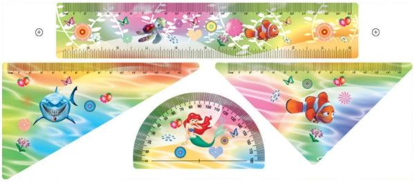 PLASTIC LENTICULAR Custom lenticular printing ruler plastic pp 15cm 20cm 3D lenticular advertising ruler for promotional