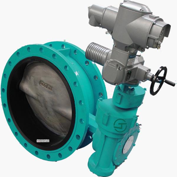 Dn200 Pn16 Ductile Cast Iron Di Hand Operated Double Flanged Butterfly Valve