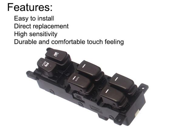 Auto Power window switch Front Left with key for Hyundai sonata four door with blue light 2009-2011 OE 93570-3K600