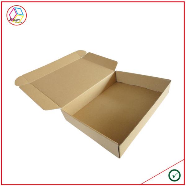 Коробка Eco Recyclable гофрированной бумаги орнамента упаковывая дружелюбное
