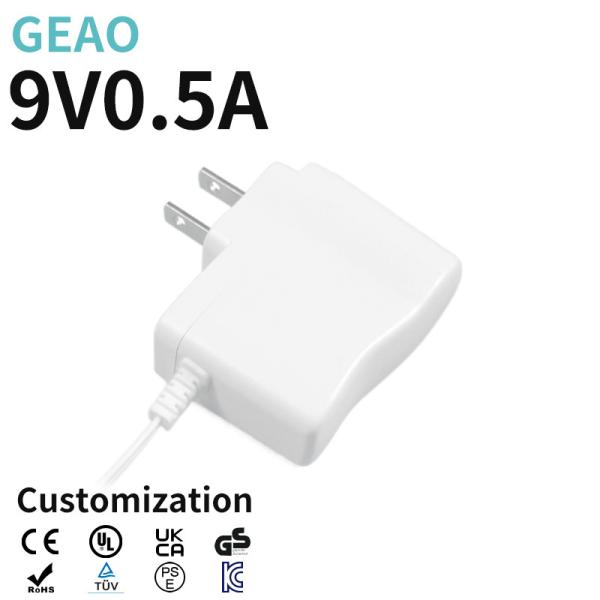 4.5W 9V 0.5A Wall Mount Power Adapters / Power Supply For Thermal Printer