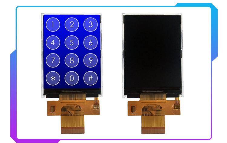 ODM 3.2V 240x320 TFT LCD Panel touch Screen Display 2.8 Inch High Brightness