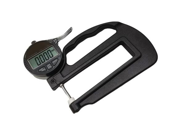 Medidor de espesor digital de 0-12.7 mm/0-0.5 con profundidad de medición de 120 mm y cara de medición de cerámica opcional