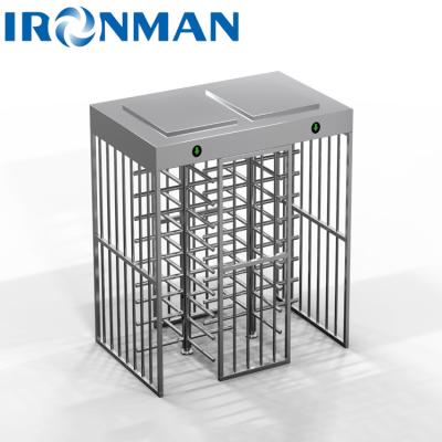 CE Approved Single Passage Full Height Turnstiles Entrance Security System
