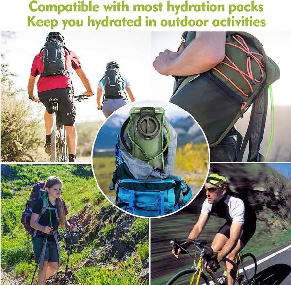 Tactical Hydration Pack Nylon, Molle Hydration Carrier Bag Water Reservoir Bag for Tactical Backpack Plate Carrier