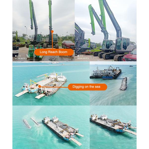 Q355B 18M CAT HITACHI Boom à longue portée pour excavatrice