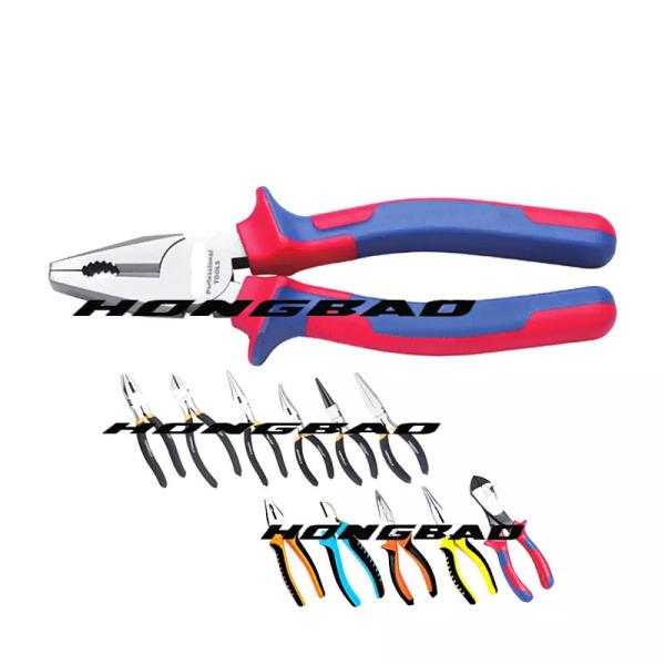 7 8 Precision Long Nose Pliers 200mm 170mm 160mm Straight Side Cutter Stripping Crimp Soft Handle