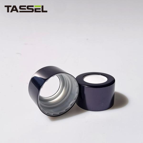 Темно-синая 28/410 крышек бутылки отражетеля с завинчивой пробкой вкладыша PE алюминиевой