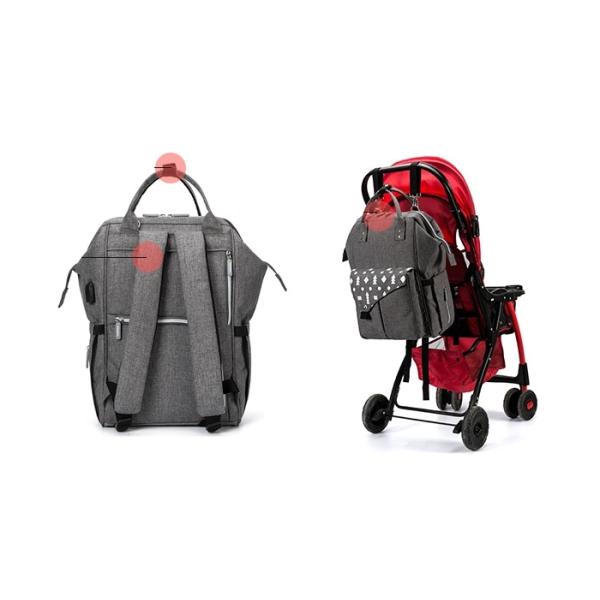 Fashion Waterproof Diaper Bags Mummy Maternity Nappy Changing Bag Large Capacity Travel Backpack drop shipping for Mom&Dad