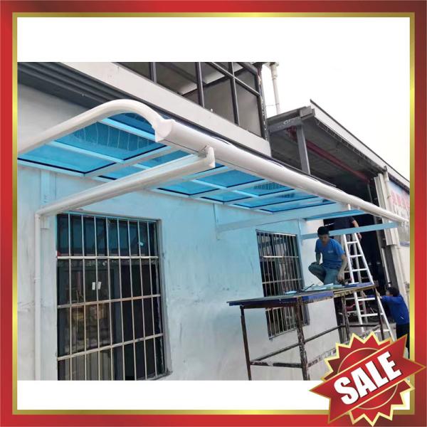 beautiful modern anti-UV sun rain metal aluminium aluminum alloy polycarbonate awning canopy shelter for gazebo patio