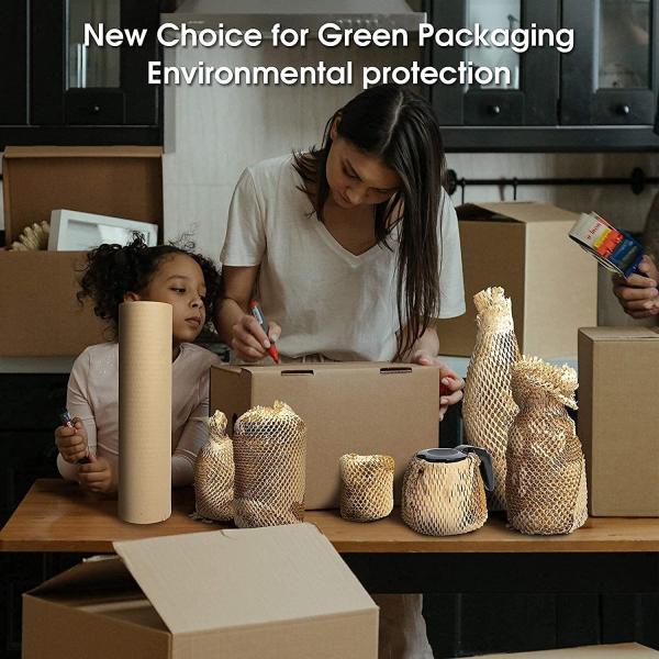 GDCX White Honeycomb Paper Brown Craft Paper Roll Honey Comb Paper Honeycomb Wrapper Honeycomb Oemrollingpaper for Glass