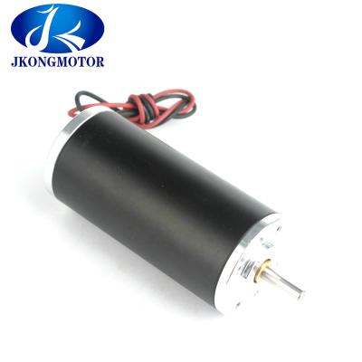 8770rpm High Speed Brush Type DC Motor 100m.Nm Output Power 92W Length 90mm