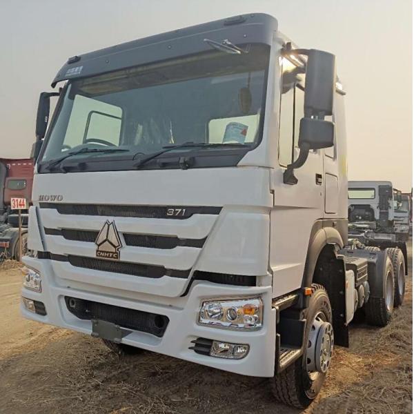 Cheap used trailer truck 40 ton 6X4 336 HP sinotruk Howo second hand tractor trucks trailer head truck