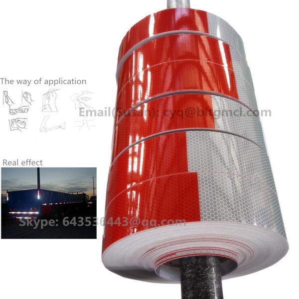 лента красных серебряных стеклянных бусин сертификата C2 ТОЧКИ отражательная для тележки трейлера semi