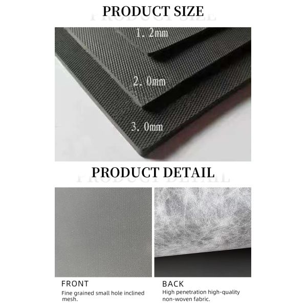 Mass Loaded Vinyl Soundproofing Material Felt Fireproof NBR Rubber MLV Roll