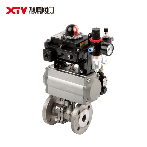 Water Industrial Usage Carbon Steel High Platform Flanged Floating Ball Valve GB PN64-100