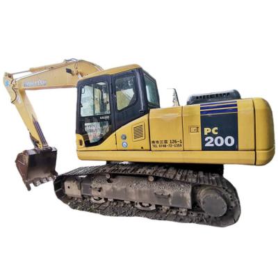 Excavadora de cilindro hidráulico original PC200-7 em excelente estado do Japão