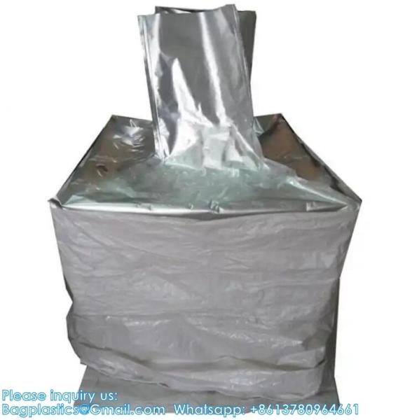 Foil Bulk Bag 1 Ton Aluminum Liner Bag Big Capacity 1000kg Jumbo Bag For Cement FIBC Container Bags