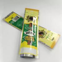 PE de empacotamento do cigarro do saco do charuto feito sob encomenda três sacos laterais do selo com janela